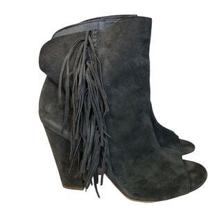 Dolce Vita Kendel gray suede booties